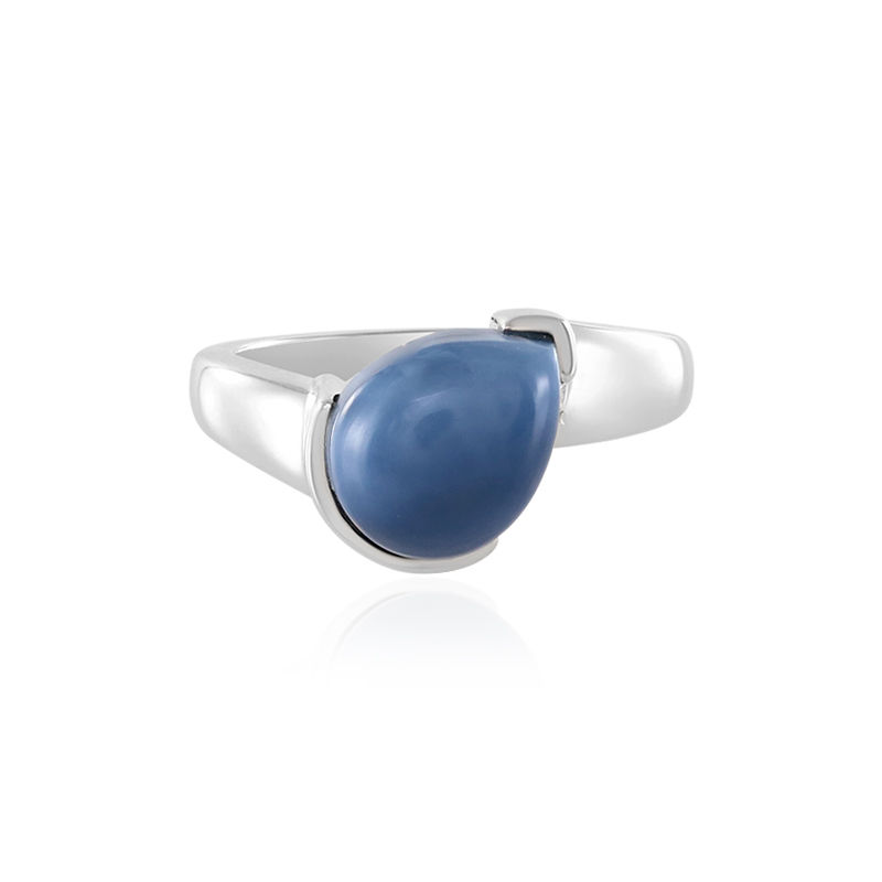 Blauer Opal-Silberring-9048IR | Juwelo Schmuck