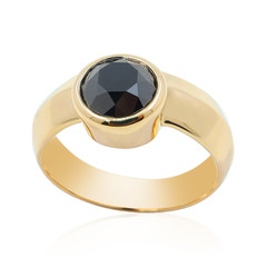 Schwarzer Diamant-Goldring (de Melo)