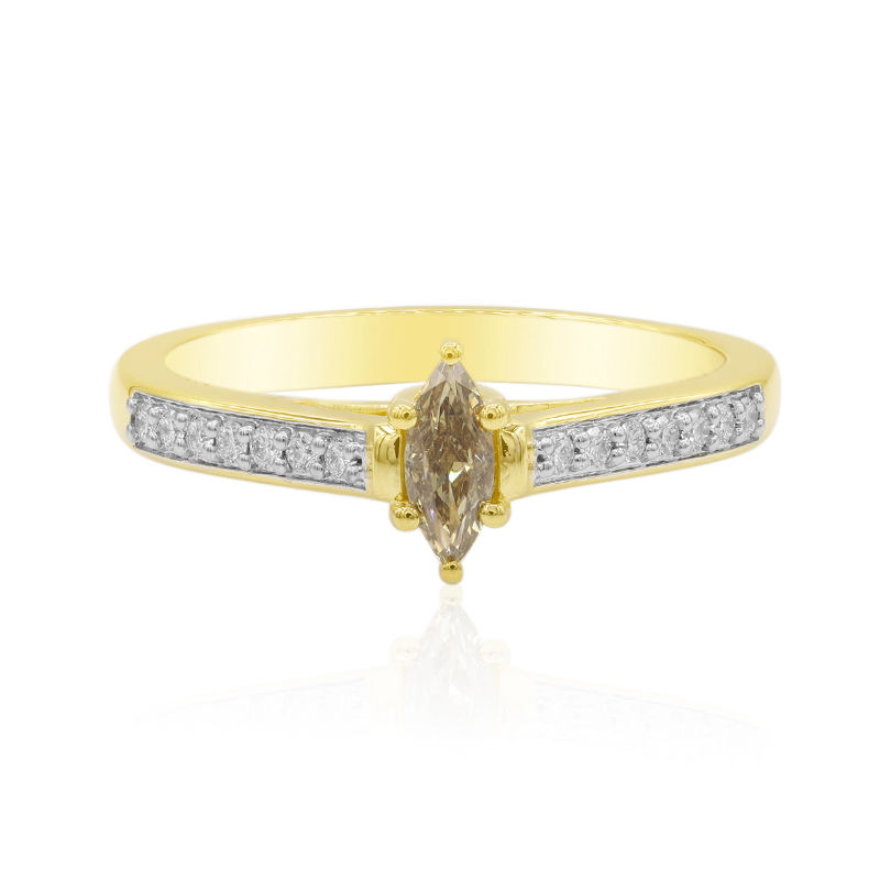 SI1 Argyle-Champagner-Diamant-Goldring (Mark Tremonti)-9383RW | Juwelo  Schmuck