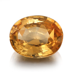 Grossular-Edelstein 5,08 ct  in Sammler-Box