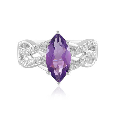 Uruguay-Amethyst-Silberring