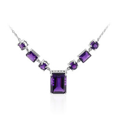 Marokkanischer Amethyst-Silbercollier