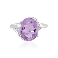 Lavendel-Amethyst-Silberring