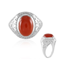 Roter Onyx-Messingring (Juwelo Style)