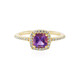 Sibirischer Amethyst-Silberring