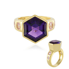 Sibirischer Amethyst-Silberring