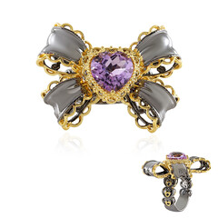 Lavendel-Amethyst-Silberring (Gems en Vogue)