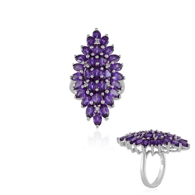 Sambia-Amethyst-Silberring