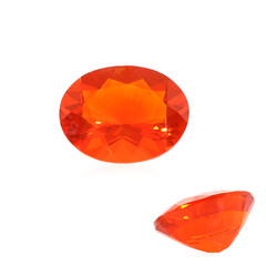 Mexikanischer Feueropal-Edelstein 1,1 ct