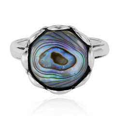 Abalone-Muschel-Silberring (Art of Nature)