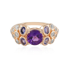 Sibirischer Amethyst-Silberring (Adela Silber)