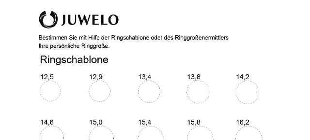 Ringgröße messen & Ringgröße ermitteln ▻ So geht´s | Juwelo